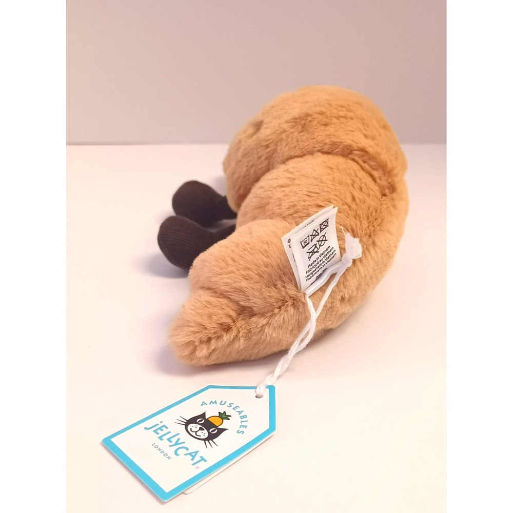 Jellycat Amuseables Small Croissant Plush Stuffed Food Toy NWT Retired - Picture 4 of 12